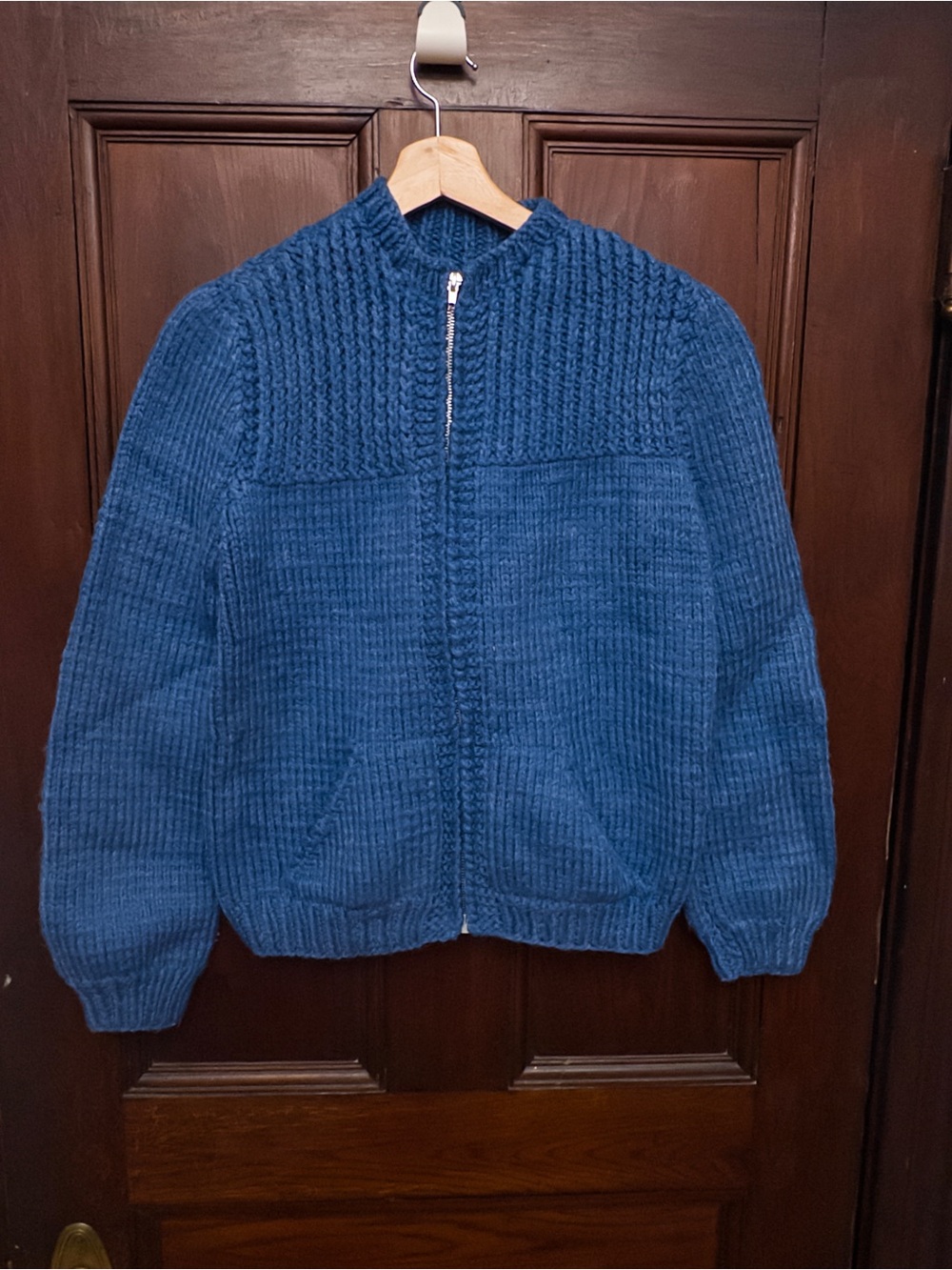 Handknit Wool Cardigan